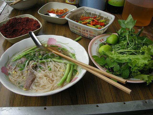 ラオスの麺料理