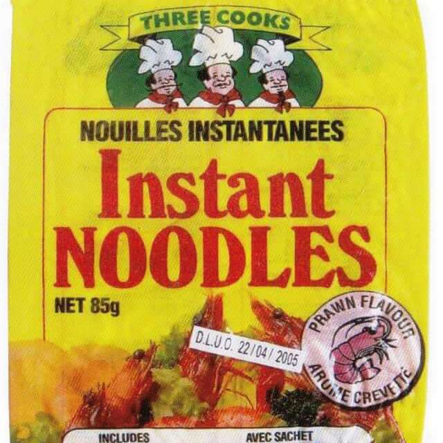 Three Cooks Instant Noodles Prawn Flavour