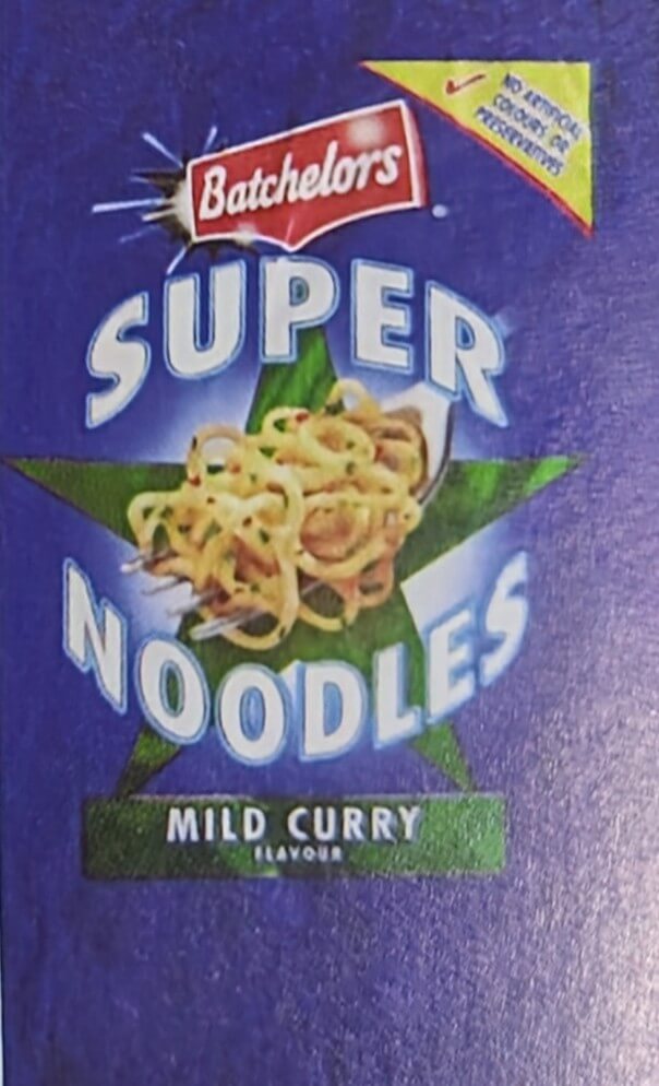 Batchelors Super Noodles / Mild Curry Flavour