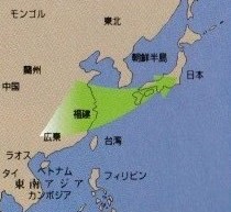 そうめん系列の伝播図