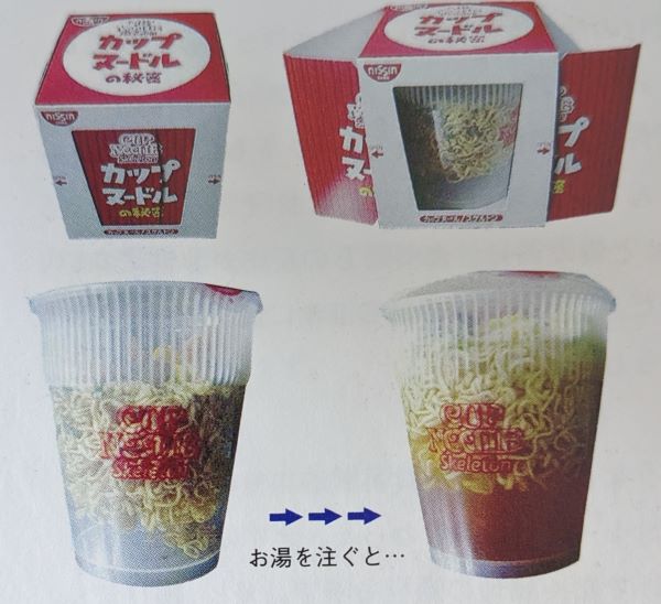 Cup Noodle Skeleton